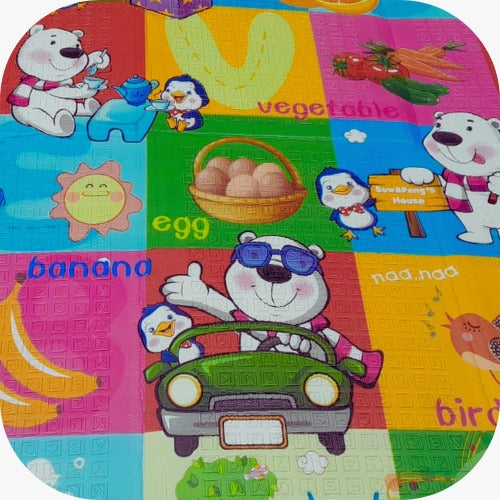 PISO ALFOMBRA REVERSIBLE PLEGABLE PARA BEBES