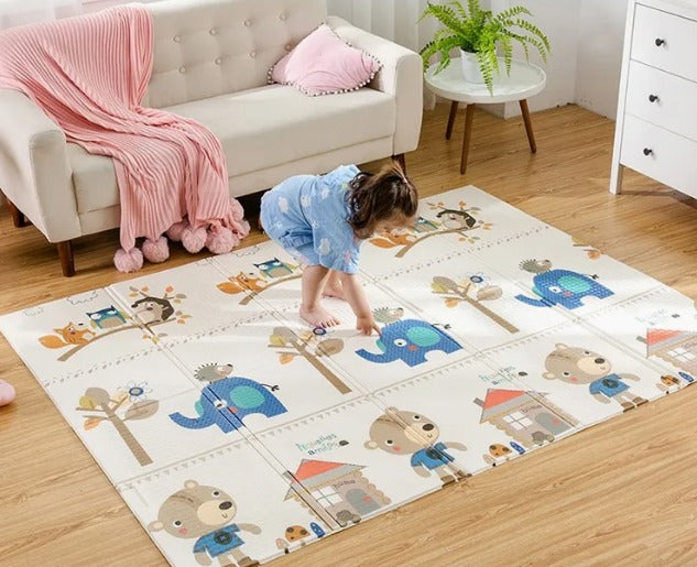 PISO ALFOMBRA REVERSIBLE PLEGABLE PARA BEBES